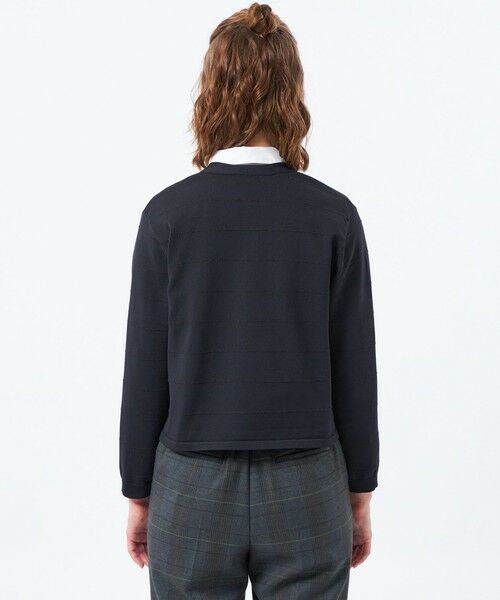 MACKINTOSH PHILOSOPHY / マッキントッシュ フィロソフィー ニット・セーター | ラメボーダーVネックカーディガン | 詳細5