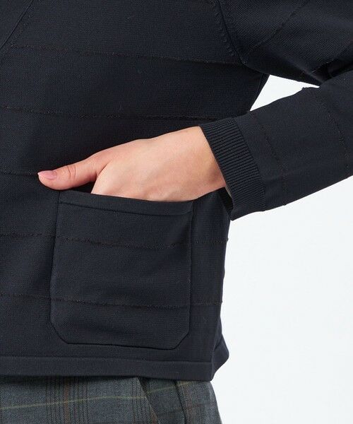 MACKINTOSH PHILOSOPHY / マッキントッシュ フィロソフィー ニット・セーター | ラメボーダーVネックカーディガン | 詳細6