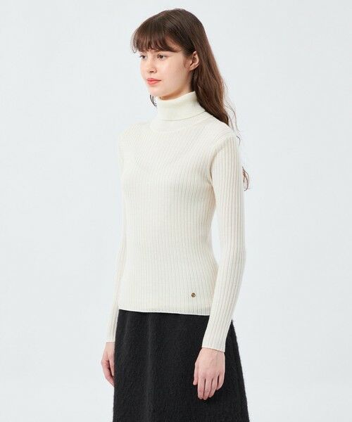 MACKINTOSH PHILOSOPHY / マッキントッシュ フィロソフィー ニット・セーター | ウォッシャブルファインウールタートルニット | 詳細7