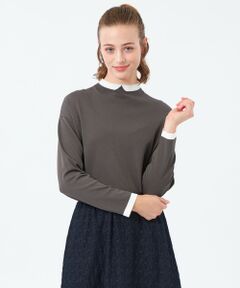 MACKINTOSH PHILOSOPHY / マッキントッシュ フィロソフィー ニット・セーター | 【25年秋冬モデル】Cleric Collar Knit ワイドフィット