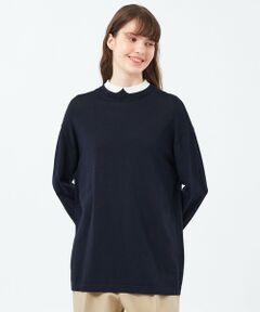 MACKINTOSH PHILOSOPHY / マッキントッシュ フィロソフィー ニット・セーター | 【25年秋冬モデル】Cleric Collar Knit ワイドフィット