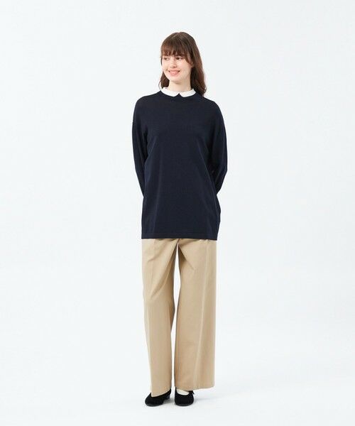 MACKINTOSH PHILOSOPHY / マッキントッシュ フィロソフィー ニット・セーター | 【25年秋冬モデル】Cleric Collar Knit ワイドフィット | 詳細3