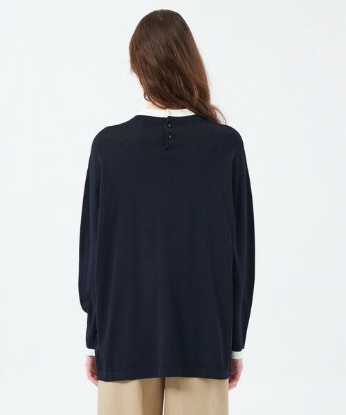 MACKINTOSH PHILOSOPHY / マッキントッシュ フィロソフィー ニット・セーター | 【25年秋冬モデル】Cleric Collar Knit ワイドフィット | 詳細6