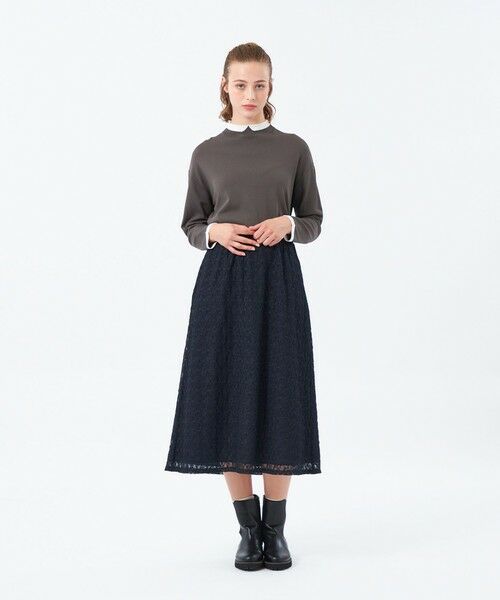 MACKINTOSH PHILOSOPHY / マッキントッシュ フィロソフィー ニット・セーター | 【25年秋冬モデル】Cleric Collar Knit ワイドフィット | 詳細1