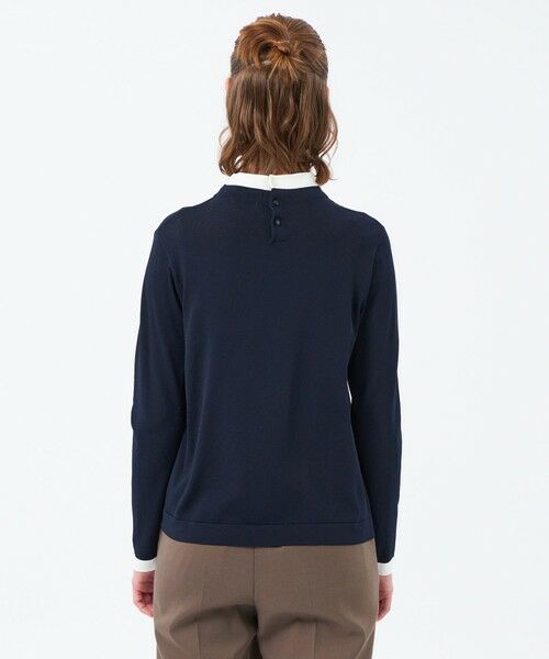 MACKINTOSH PHILOSOPHY / マッキントッシュ フィロソフィー ニット・セーター | 【25年秋冬モデル】Cleric Collar Knit ロングスリーブ | 詳細7