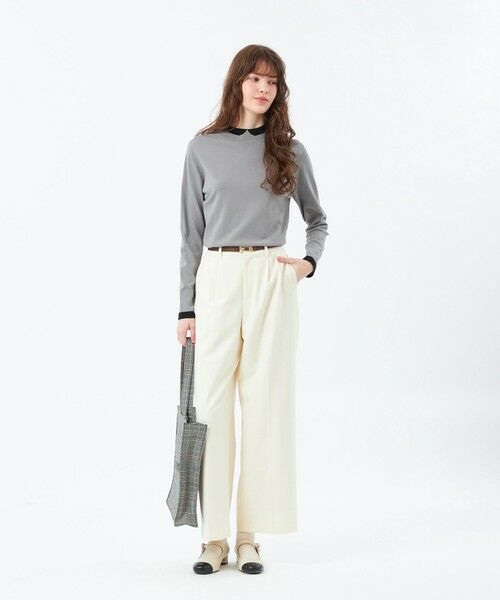 MACKINTOSH PHILOSOPHY / マッキントッシュ フィロソフィー ニット・セーター | 【25年秋冬モデル】Cleric Collar Knit ロングスリーブ | 詳細2