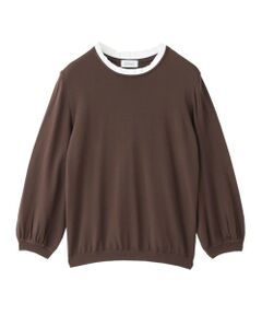 MACKINTOSH PHILOSOPHY / マッキントッシュ フィロソフィー ニット・セーター | フリルカラーパフスリーブニット