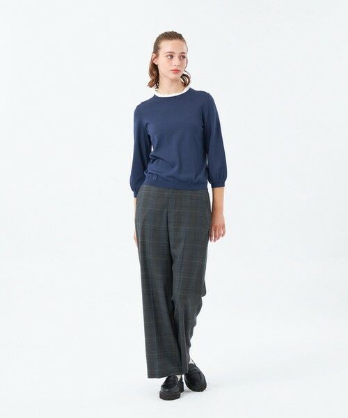 MACKINTOSH PHILOSOPHY / マッキントッシュ フィロソフィー ニット・セーター | フリルカラーパフスリーブニット | 詳細3