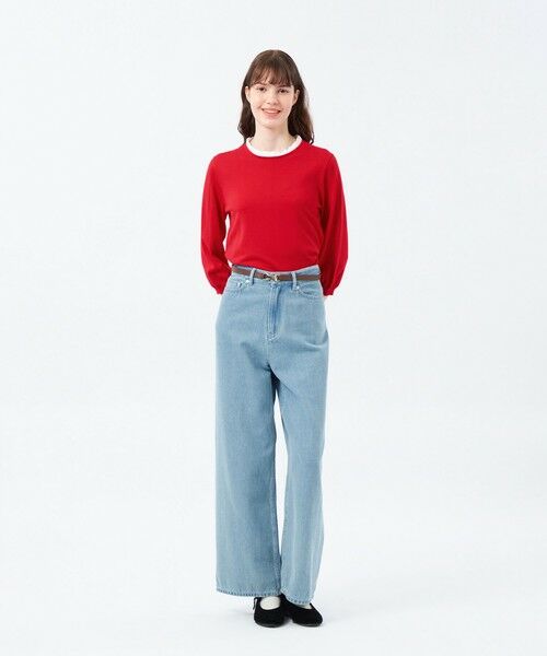 MACKINTOSH PHILOSOPHY / マッキントッシュ フィロソフィー ニット・セーター | フリルカラーパフスリーブニット | 詳細2