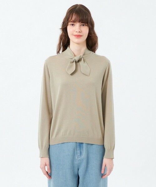 MACKINTOSH PHILOSOPHY / マッキントッシュ フィロソフィー ニット・セーター | リボンタイロングスリーブニット | 詳細4