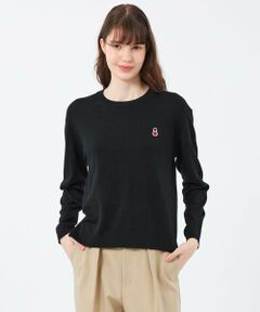 MACKINTOSH PHILOSOPHY / マッキントッシュ フィロソフィー ニット・セーター | 【WEB&一部店舗限定】バッキンガムベア ワッペンクルーネックニット