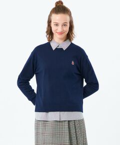 MACKINTOSH PHILOSOPHY / マッキントッシュ フィロソフィー ニット・セーター | 【WEB&一部店舗限定】バッキンガムベア ワッペンクルーネックニット