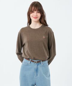 MACKINTOSH PHILOSOPHY / マッキントッシュ フィロソフィー ニット・セーター | 【WEB&一部店舗限定】バッキンガムベア ワッペンクルーネックニット