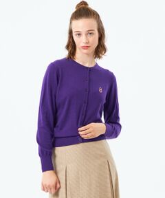 MACKINTOSH PHILOSOPHY / マッキントッシュ フィロソフィー ニット・セーター | 【WEB&一部店舗限定】バッキンガムベア ワッペンニットカーディガン