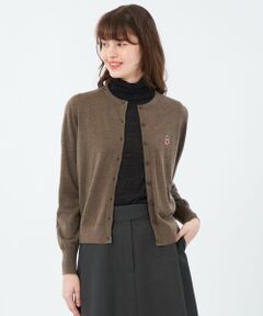 MACKINTOSH PHILOSOPHY / マッキントッシュ フィロソフィー ニット・セーター | 【WEB&一部店舗限定】バッキンガムベア ワッペンニットカーディガン