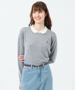 MACKINTOSH PHILOSOPHY / マッキントッシュ フィロソフィー ニット・セーター | 【WEB&一部店舗限定】バッキンガムベア ワッペンニットポロ