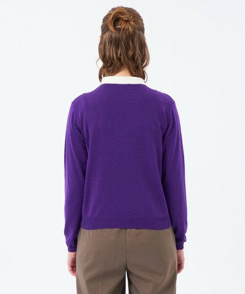 MACKINTOSH PHILOSOPHY / マッキントッシュ フィロソフィー ニット・セーター | 【WEB&一部店舗限定】バッキンガムベア ワッペンニットポロ | 詳細9