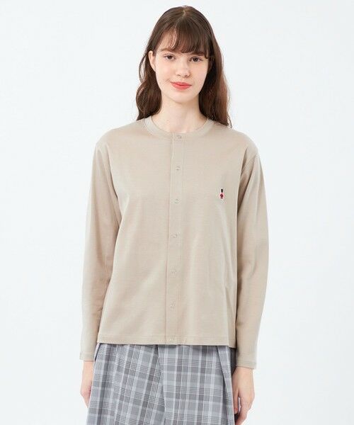 MACKINTOSH PHILOSOPHY/マッキントッシュ フィロソフィー バッキンガムベア コットンポンチカーデ ベージュ3 38 MACKINTOSH PHILOSOPHY/マッキントッシュ フィロソフィー バッキンガムベア コットンポンチカーデ ベージュ3 38