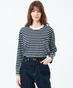 MACKINTOSH PHILOSOPHY / マッキントッシュ フィロソフィー カットソー | バッキンガムベア ボーダーポケットロンT