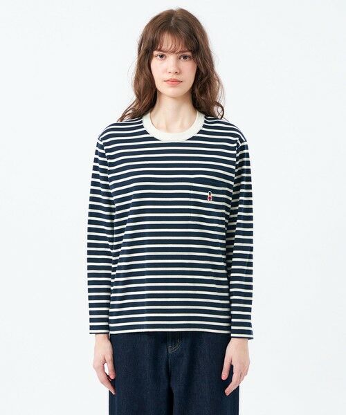 MACKINTOSH PHILOSOPHY / マッキントッシュ フィロソフィー カットソー | バッキンガムベア ボーダーポケットロンT | 詳細5