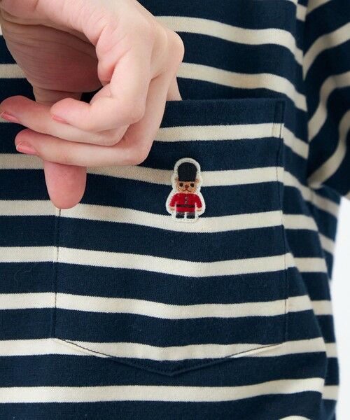 MACKINTOSH PHILOSOPHY / マッキントッシュ フィロソフィー カットソー | バッキンガムベア ボーダーポケットロンT | 詳細8