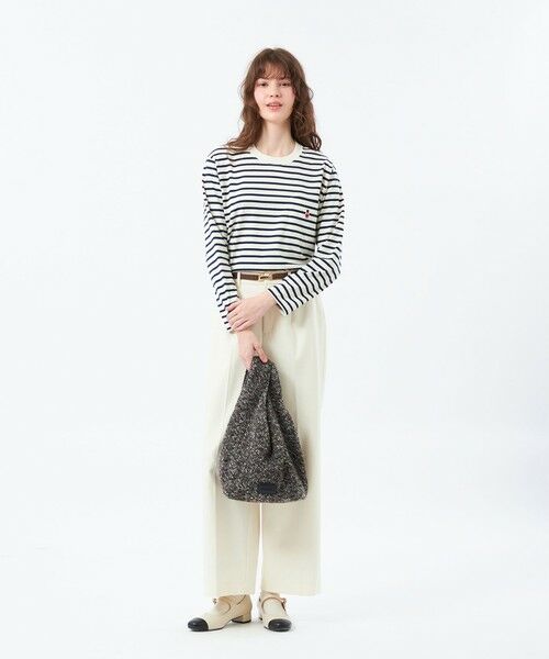 MACKINTOSH PHILOSOPHY / マッキントッシュ フィロソフィー カットソー | バッキンガムベア ボーダーポケットロンT | 詳細1