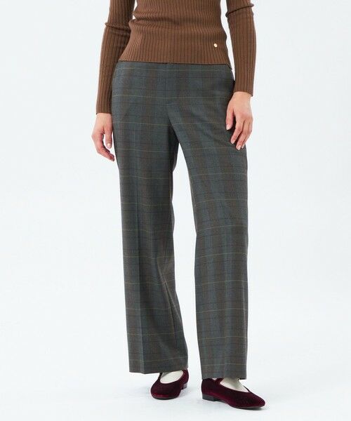 MACKINTOSH PHILOSOPHY / マッキントッシュ フィロソフィー その他パンツ | ウォッシャブルウールワイドパンツ(チャコールグレー1)