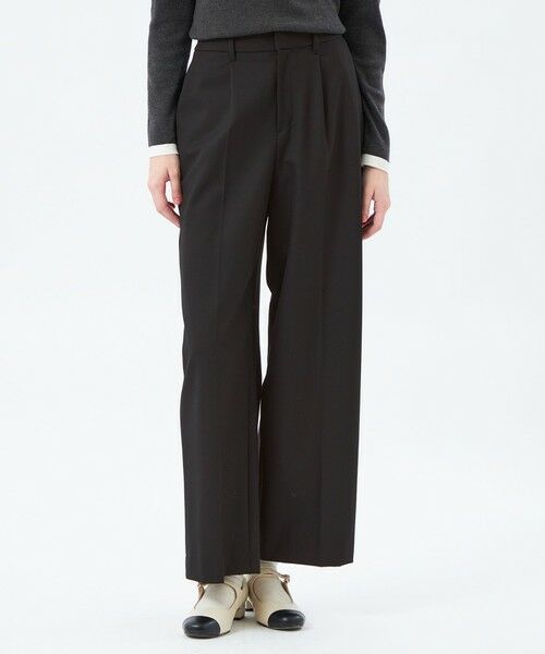 MACKINTOSH PHILOSOPHY / マッキントッシュ フィロソフィー その他パンツ | WARM TWILL ワイドパンツ(ブラック1)