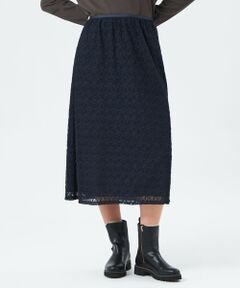 MACKINTOSH PHILOSOPHY / マッキントッシュ フィロソフィー ロング・マキシ丈スカート | フラワーレースフレアスカート