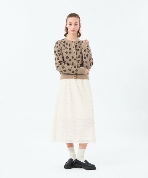 MACKINTOSH PHILOSOPHY / マッキントッシュ フィロソフィー ロング・マキシ丈スカート | フラワーレースフレアスカート | 詳細1