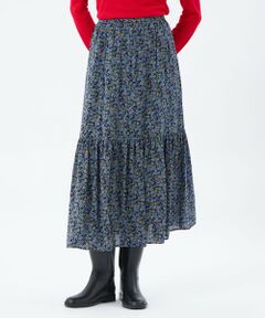 MACKINTOSH PHILOSOPHY / マッキントッシュ フィロソフィー ロング・マキシ丈スカート | リトルフラワープリントギャザースカート