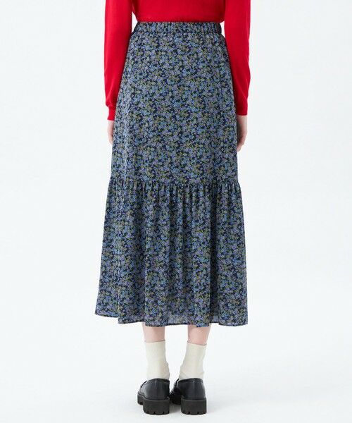 MACKINTOSH PHILOSOPHY / マッキントッシュ フィロソフィー ロング・マキシ丈スカート | リトルフラワープリントギャザースカート | 詳細5