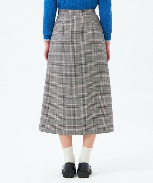 MACKINTOSH PHILOSOPHY / マッキントッシュ フィロソフィー ロング・マキシ丈スカート | サイドプリーツチェックツイードスカート | 詳細6