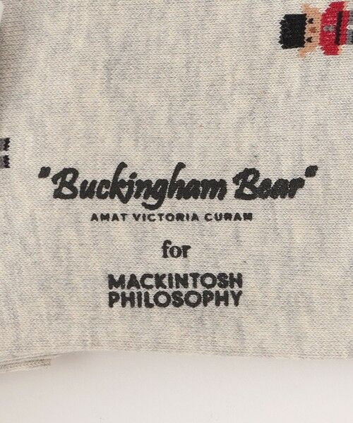 MACKINTOSH PHILOSOPHY / マッキントッシュ フィロソフィー その他インナー・ルームウェア | 【WEB&一部店舗限定】バッキンガムベアクルーソックス | 詳細3