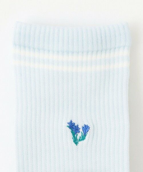 MACKINTOSH PHILOSOPHY / マッキントッシュ フィロソフィー その他インナー・ルームウェア | 【WEB&一部店舗限定】フラワーワンポイントソックス | 詳細1