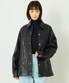 MACKINTOSH PHILOSOPHY / マッキントッシュ フィロソフィー ブルゾン | GREY LABEL 【HARLTON（ハールトン）】フェイクレザー