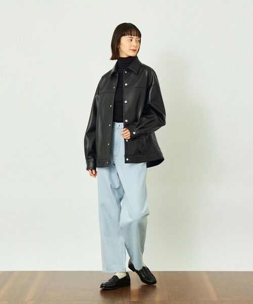 MACKINTOSH PHILOSOPHY / マッキントッシュ フィロソフィー ブルゾン | GREY LABEL 【HARLTON（ハールトン）】フェイクレザー | 詳細1