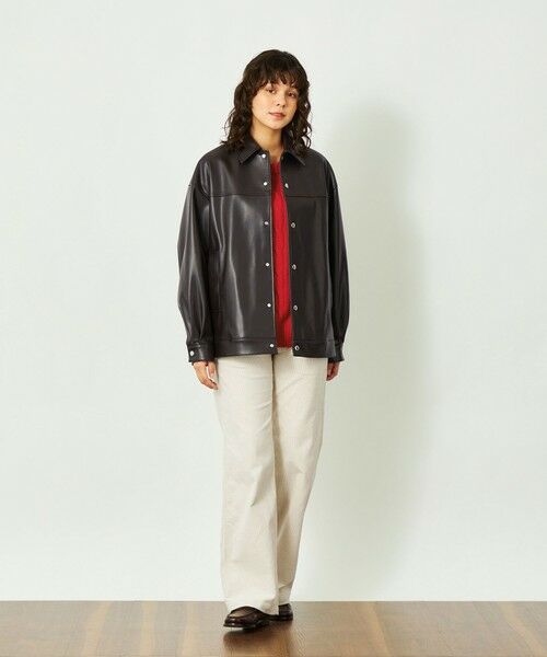 MACKINTOSH PHILOSOPHY / マッキントッシュ フィロソフィー ブルゾン | GREY LABEL 【HARLTON（ハールトン）】フェイクレザー | 詳細3