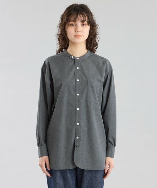 MACKINTOSH PHILOSOPHY / マッキントッシュ フィロソフィー シャツ・ブラウス | GREY LABEL シャンブレーバンドカラーシャツ | 詳細3