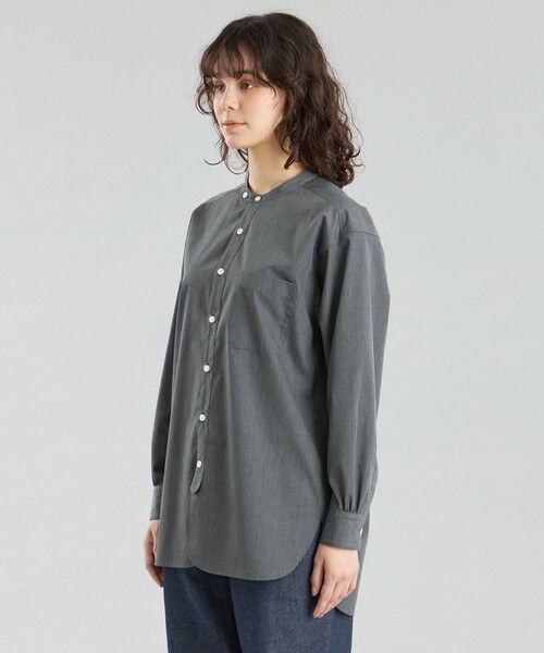 MACKINTOSH PHILOSOPHY / マッキントッシュ フィロソフィー シャツ・ブラウス | GREY LABEL シャンブレーバンドカラーシャツ | 詳細4