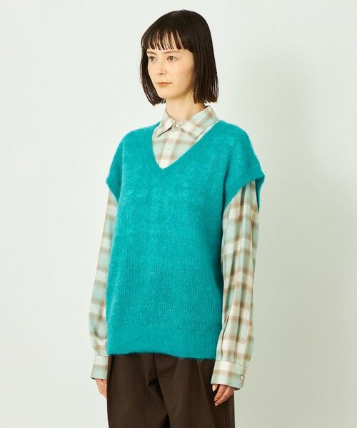 MACKINTOSH PHILOSOPHY / マッキントッシュ フィロソフィー ニット・セーター | GREY LABEL モヘアミックスVネックベスト | 詳細4