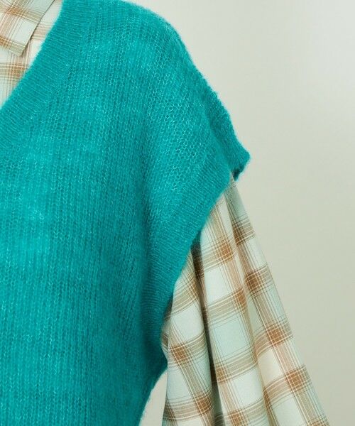 MACKINTOSH PHILOSOPHY / マッキントッシュ フィロソフィー ニット・セーター | GREY LABEL モヘアミックスVネックベスト | 詳細6