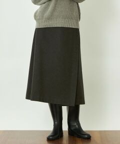 MACKINTOSH PHILOSOPHY / マッキントッシュ フィロソフィー ロング・マキシ丈スカート | GREY LABEL ウールフラノラップスカート