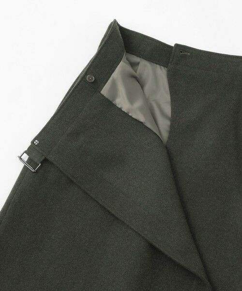 MACKINTOSH PHILOSOPHY / マッキントッシュ フィロソフィー ロング・マキシ丈スカート | GREY LABEL ウールフラノラップスカート | 詳細9