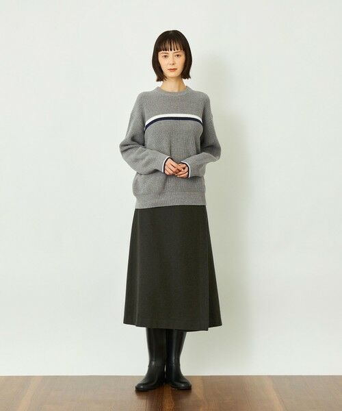 MACKINTOSH PHILOSOPHY / マッキントッシュ フィロソフィー ロング・マキシ丈スカート | GREY LABEL ウールフラノラップスカート | 詳細2