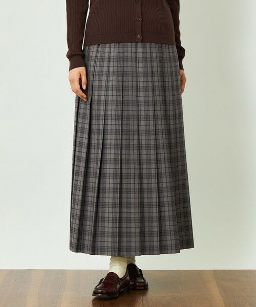 MACKINTOSH PHILOSOPHY/マッキントッシュ フィロソフィー GREY LABEL チェックプリーツスカート ネイビー2 1 MACKINTOSH PHILOSOPHY/マッキントッシュ フィロソフィー GREY LABEL チェックプリーツスカート ネイビー2 1
