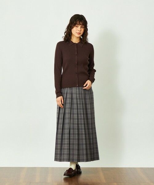 MACKINTOSH PHILOSOPHY / マッキントッシュ フィロソフィー ロング・マキシ丈スカート | GREY LABEL チェックプリーツスカート | 詳細1