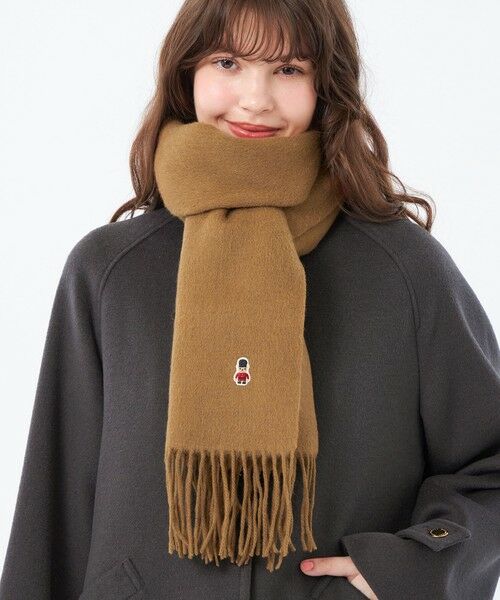 MACKINTOSH PHILOSOPHY / マッキントッシュ フィロソフィー マフラー・ショール・スヌード・ストール | 【WEB&一部店舗限定】バッキンガムベア ウールマフラー | 詳細1