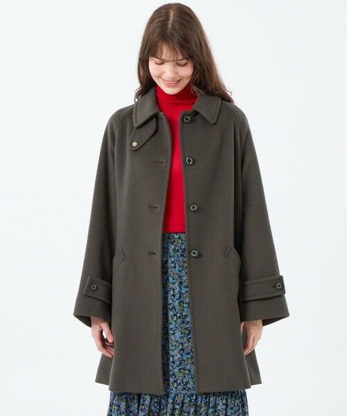 MACKINTOSH PHILOSOPHY/マッキントッシュ フィロソフィー 【LEE11月号掲載/蛯原友里さん着用】【WELBURY(ウェルベリー)】ウールメルトン製 チャコールグレー1 34 MACKINTOSH PHILOSOPHY/マッキントッシュ フィロソフィー 【LEE11月号掲載/蛯原友里さん着用】【WELBURY(ウェルベリー)】ウールメルトン製 チャコールグレー1 34
