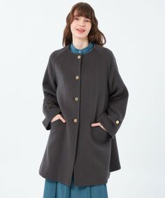 MACKINTOSH PHILOSOPHY / マッキントッシュ フィロソフィー その他アウター | 【WELBURY NO COLLAR（ウェルベリーノーカラー）】ウールメルトン製